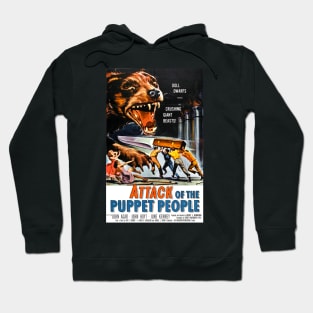 Classic Science Fiction Movie Poster - Attack of the Puppet People Hoodie